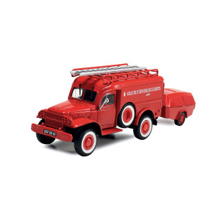 Camionnette d’incendie Dodge WC 54 et sa motopompe Camiva (1940)