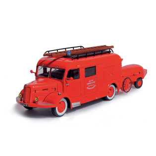 FIN Laffly BSS163 (1947) + moto-pompe remorquable Guinard-Incendie