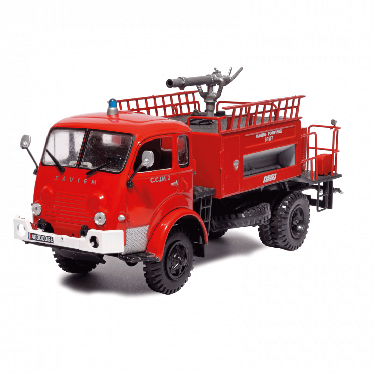 Camion citerne à mousse Sides-Saviem Renault R 2142 4x4 Marins-Pompiers de Brest
